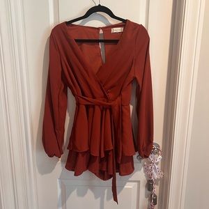 Rust Colored Altar'd State Romper